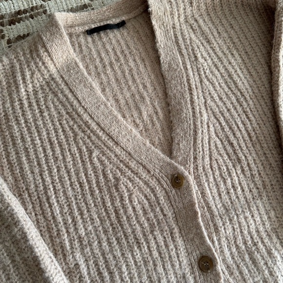 Jenni Kayne Alpaca Cocoon Cardigan Sweater Size XXL Cream - Picture 7 of 8